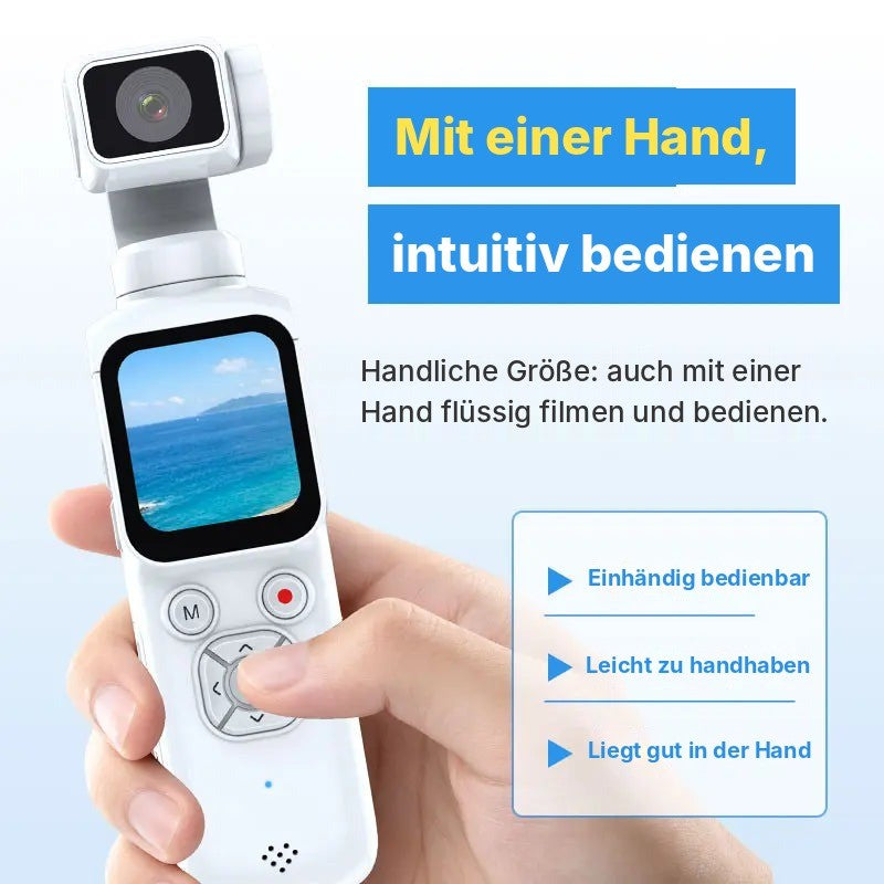 Intuitive Bedienung mit einer Hand