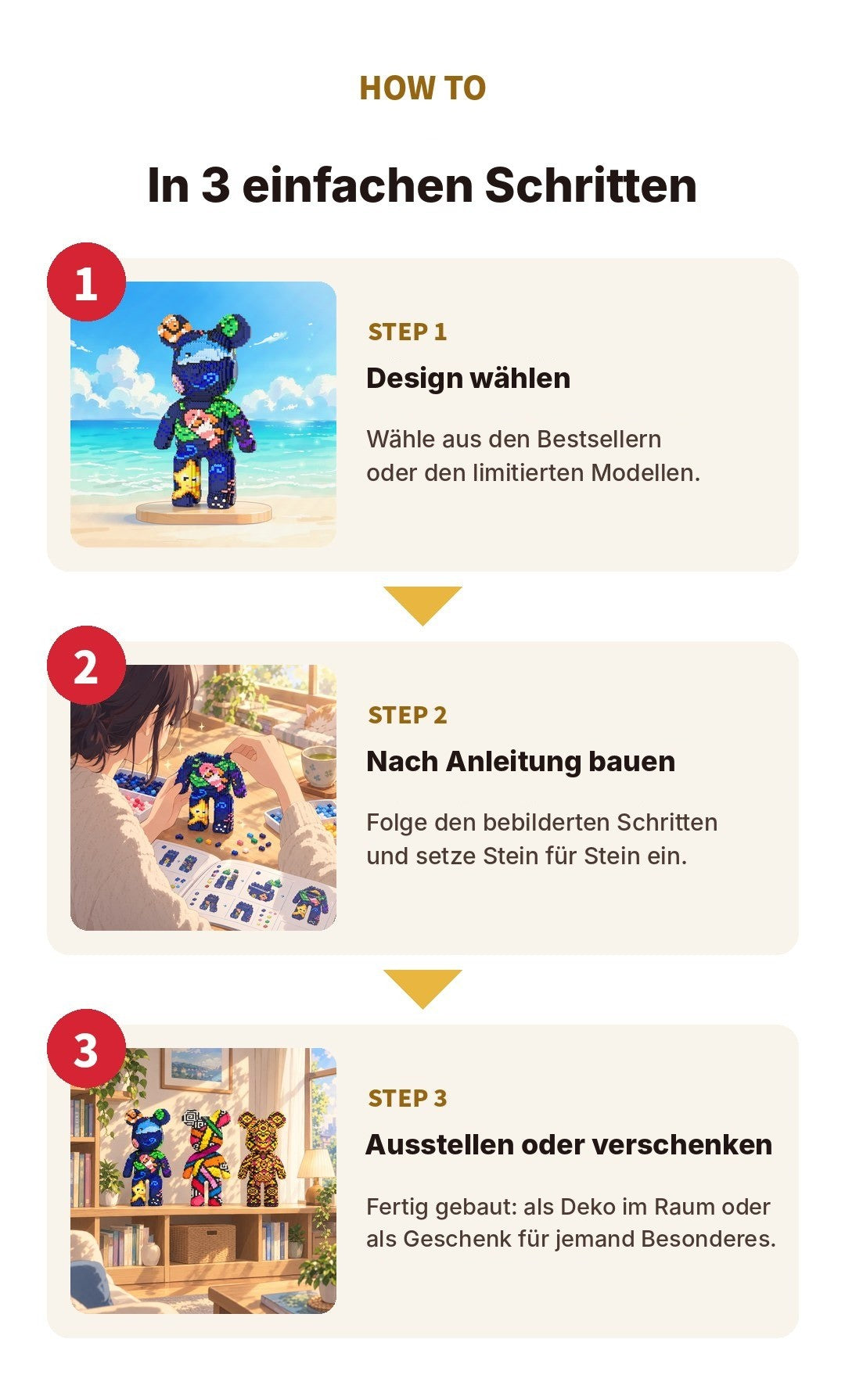 In 3 einfachen Schritten
