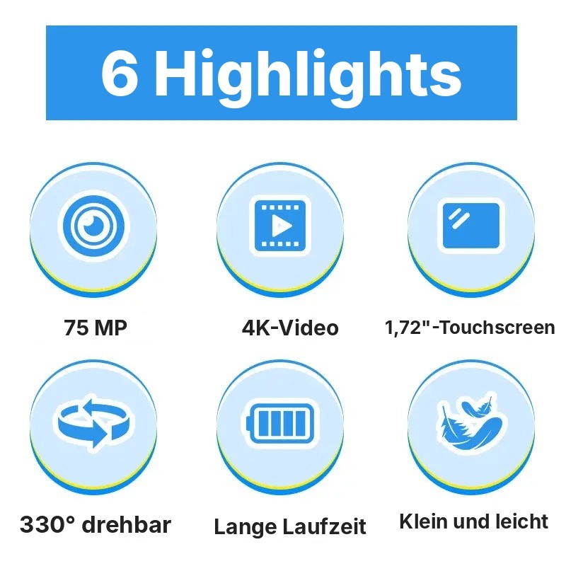 Atsumaru Pocket-Gimbal-Kamera: 6 Highlights
